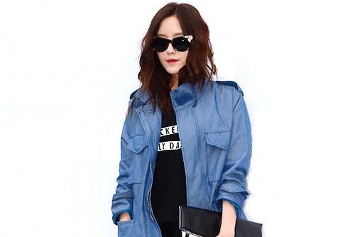 T-ara phong cach tai tuan le thoi trang Seoul hinh anh