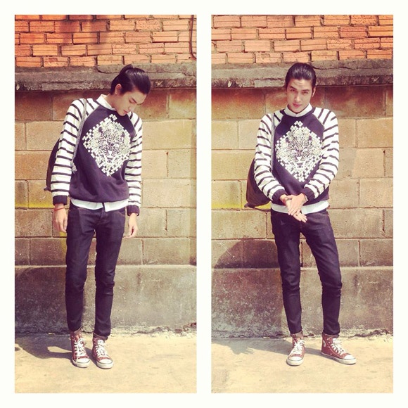 Giày thể thao là món đồ “không thể thiếu” đối với Quang Đại