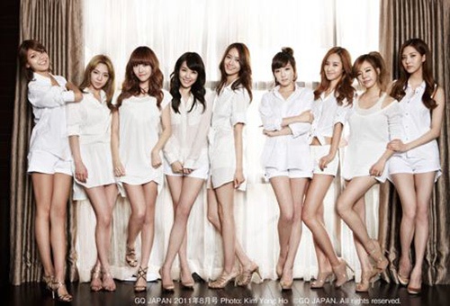 SNSD sở hữu những đôi chân dài và thân hình chuẩn.