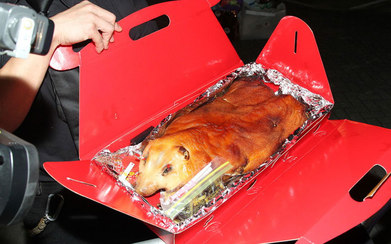 Fan Hong Kong tang Kim Soo Hyun heo quay o san bay hinh anh