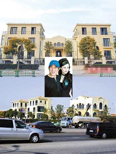 Quang cảnh bên ngoài tòa biệt thự khổng lồ của vợ chồng Lý Liên Kiệt. Ảnh: House.