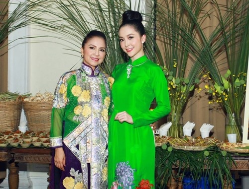 Diễn viên múa Linh Nga thừa hưởng trọn vẹn nét đẹp thanh tú, kiêu sa và đài các của mẹ.