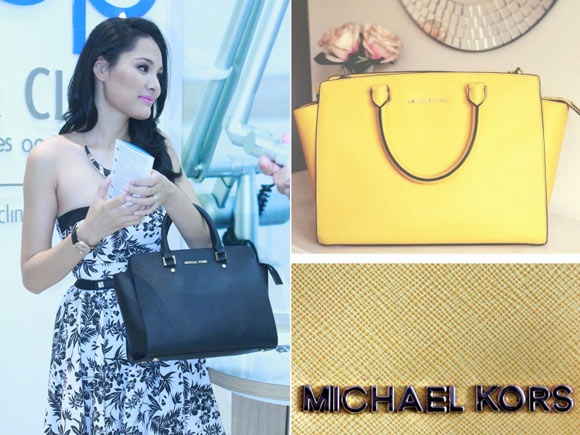 Chiếc túi Hương Giang mang theo bị tố hàng 