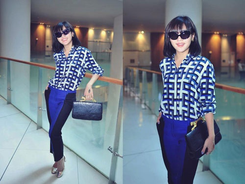 Văn Mai Hương cũng là một người rất thích sưu tập những chiếc kính râm kiểu dáng độc đáo.