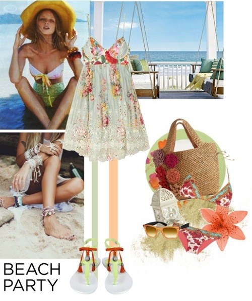 Váy hoa giúp nàng dịu dàng sẽ luôn là món đồ được phái đẹp yêu thích khi dạo biển ngày hè.