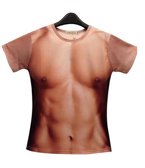 Chiếc áo sử dụng công nghệ in 3D với vùng tối sáng, màu da người trông y như thật có giá 12,91 đô la (khoảng 275.000 đồng)