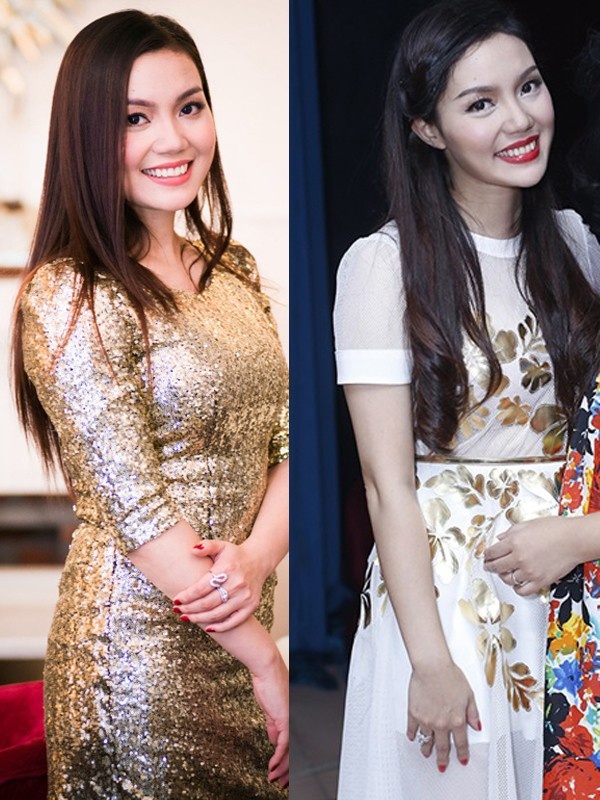 Chiếc cằm nhọn lại càng trở nên nhọn hơn, mà theo như nữ ca sĩ chia sẻ là do tác dụng giảm cân.