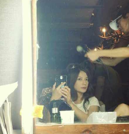 Tấm ảnh được Triệu Vy đăng lên blog ngày 7/7.