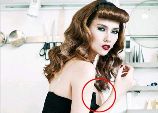 Sao Viet thanh di nhan vi photoshop hinh anh