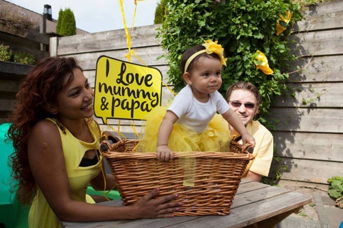 Những kỷ niệm đẹp về gia đình nhỏ này đang được người thân nhớ lại.