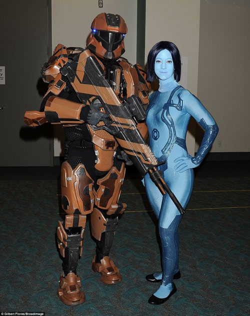 Một fan nữ hóa trang thành nhân vật phim Stars War đình đám.