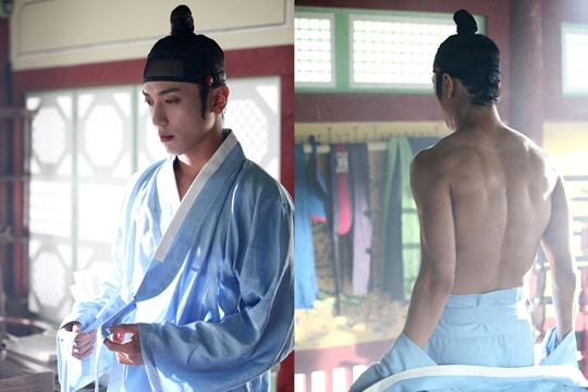 D'artagnan Han Quoc khoe co bap an tuong hinh anh