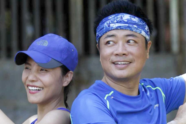 Hinh anh ngot ngao cua cap doi tinh cam nhat Cuoc dua ky thu hinh anh