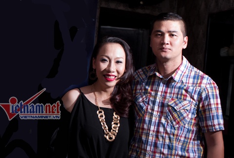 Hiền Anh và ông xã Mạnh Dũng.