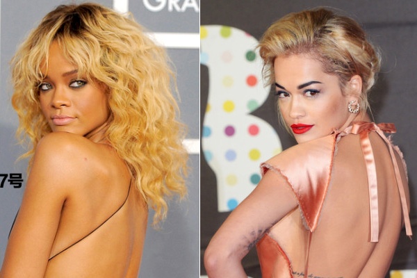 Soi phong cach thoi trang cua Rihanna va 'ban nhai' Rita Ora hinh anh