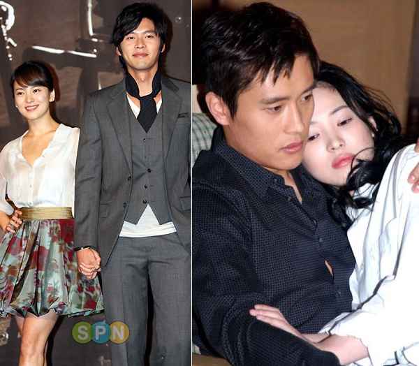Song Hye Kyo từng 2 lần yêu bạn diễn. Sau World Withins, Song Hye Kyo và Hyun Bin chính thức thành một cặp. Tuy nhiên, trước ngày Hyun Bin nhập ngũ, cặp đôi thông báo với fan về sự đổ vỡ. Trước Hyun Bin, Song Hye Kyo cũng từng có cuộc tình ồn ào với Lee Byung Hun - bạn diễn All In - kéo dài khoảng 1 năm.
