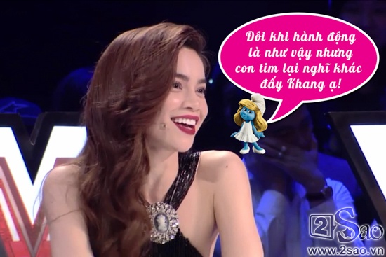 “Đôi khi hành động như vậy nhưng con tim lại nghĩ khác” – nữ giám khảo Hồ Ngọc Hà đáp lại khiến Nguyên Khang bất ngờ.