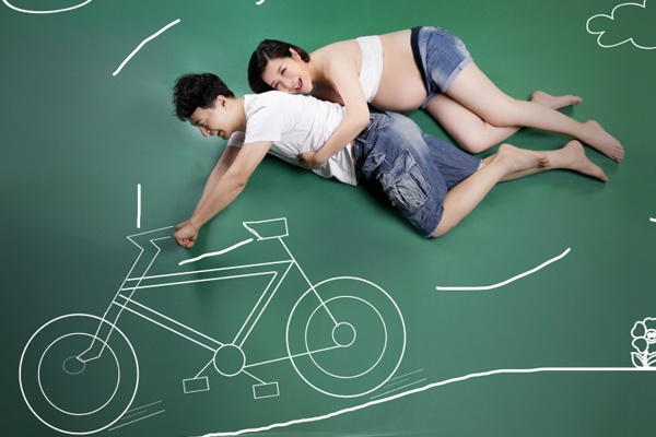 My nhan 'Ban sac nam nhi' khoe anh bau dang yeu hinh anh