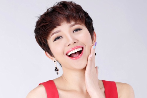 Toc Tien sexy hon sau khi nem qua ngot dang tinh yeu hinh anh