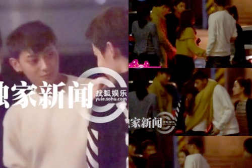 Tao (EXO) bi bat gap hon ban gai o Trung Quoc hinh anh