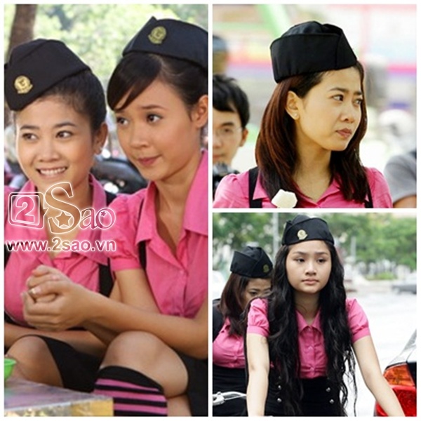  Đông Nhi, Angela Phương Trinh và Phương Hằng tinh nghịch trong phim Thứ 3 học trò.