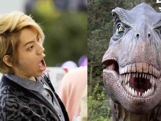 Bạn thấy DongWoo Infinite và khủng long, ai hung dữ hơn?