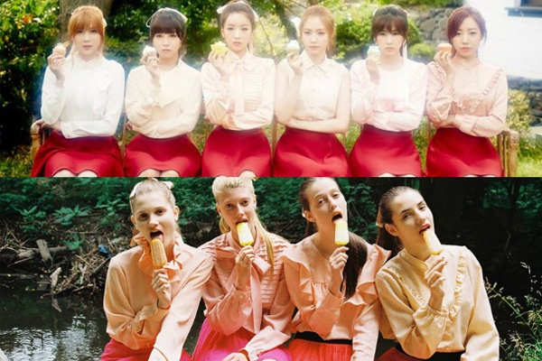 Nhom nhac nu Han bi nghi dao hinh anh hinh anh