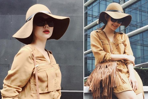 Phong cach thoi trang dang len cua Minh Hang hinh anh