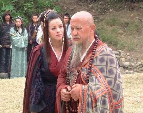 Huyền Từ đại sư - Diệp Nhị Nương (Thiên long bát bộ): Giữa Huyền Từ đại sư và Diệp Nhị Nương là một câu chuyện tình ngang trái, khi ông vốn là hòa thượng và sau này còn trở thành trụ trì của chùa Thiếu Lâm.