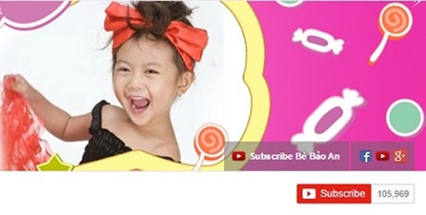 Kênh Youtube của bé Bảo An