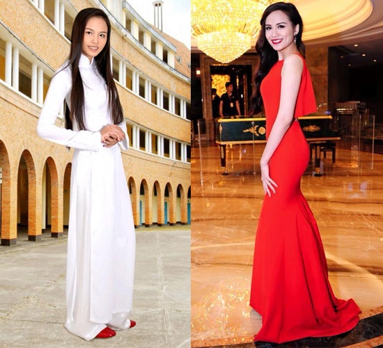 Nếu như thời đi học Diễm Hương còn khá nhạt nhòa thì giờ đây nhan sắc