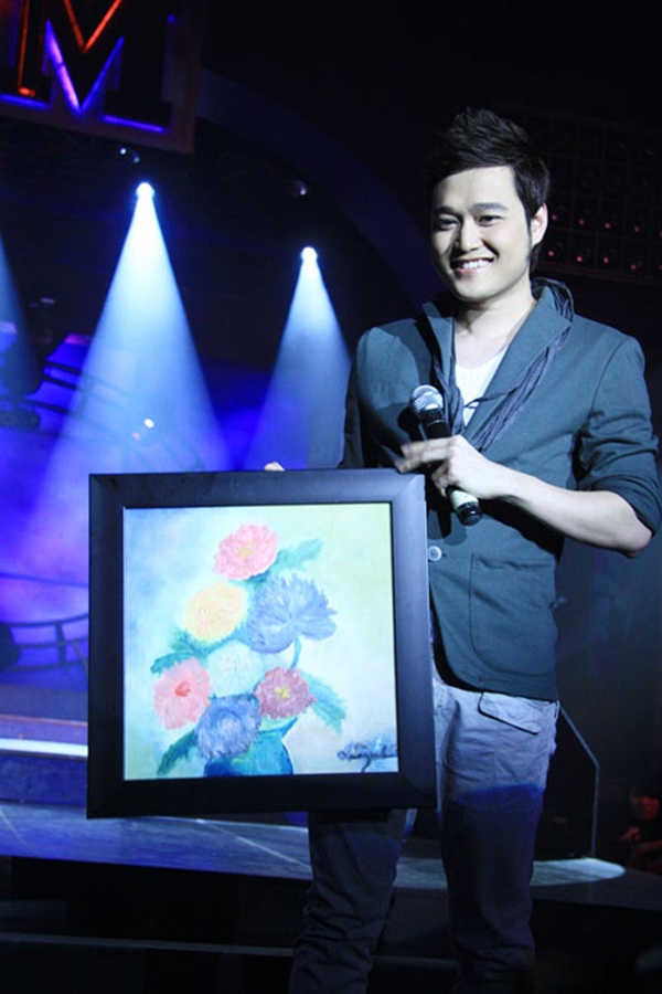 Nhiều người khá bất ngờ trước tài năng vẽ của Quang Vinh.