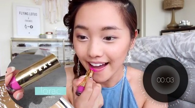 Trang diem 'sieu toc' trong 3 phut hinh anh