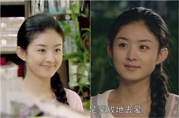 Triệu Lệ Dĩnh chân chất trong bộ phim truyền hình Tân Ngọc Quan Âm.