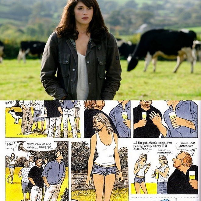 7. TAMARA DREWE (2010)  Web photo19  Bộ phim hài của Anh khởi đầu là những mẩu truyện tranh đăng trên tờ The Guardian. Các truyện này phỏng theo Far From the Madding Crowd của Thomas Hardy.