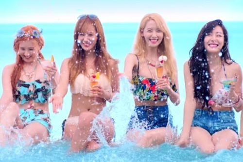 Cac nhom nhac nu xu Han dong loat tai xuat voi bikini hinh anh