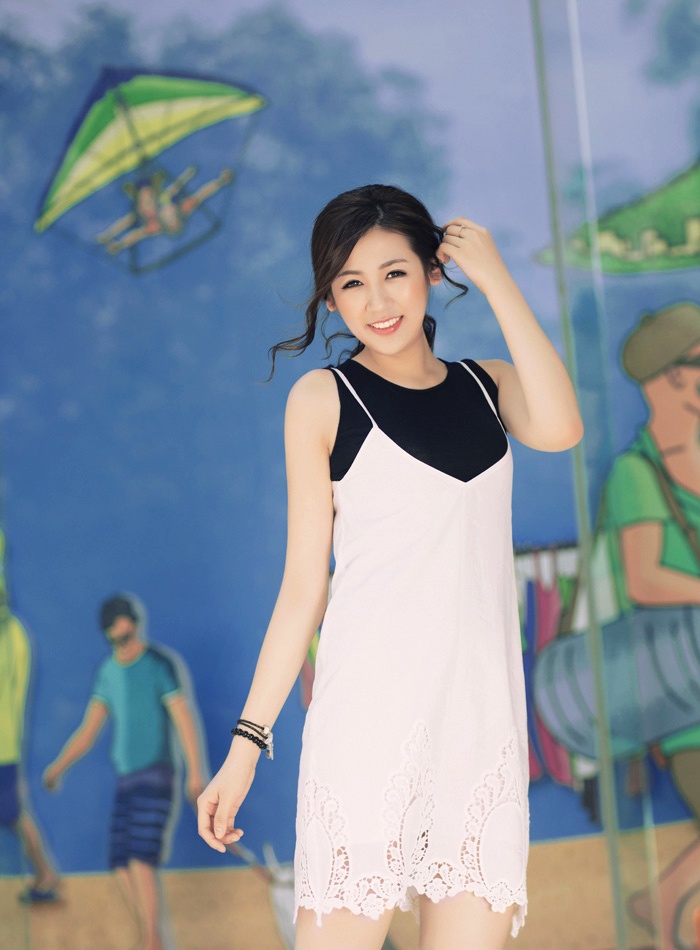 Chỉ khi tham dự sự kiện, cô mới chọn những bộ cánh gợi cảm một chút để phù hợp với tính chất sự kiện.