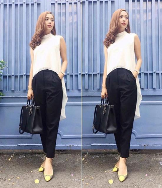 Minh Hằng ngày càng thể hiện style cực bắt mắt, thẩm mỹ cao so với trước.