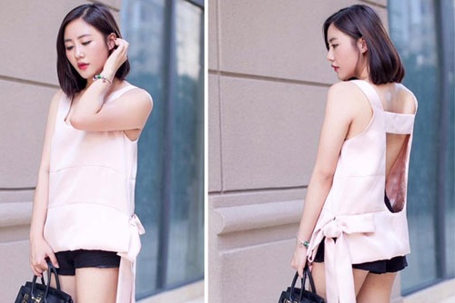 Street style cuc chat cua Van Mai Huong hinh anh