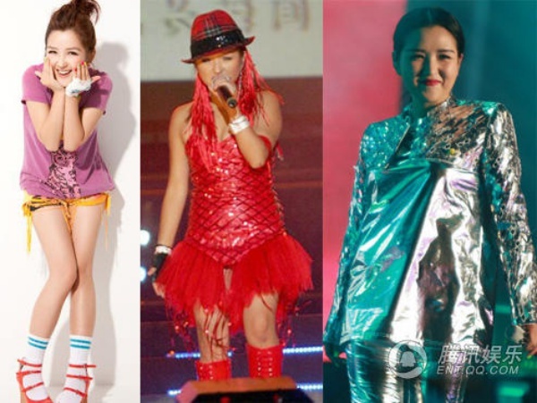 Hà Khiết sau sinh nở cũng thành bà béo.