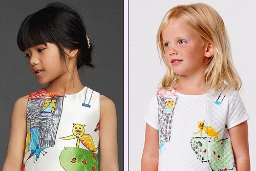 Be gai 5 tuoi 'che' vay 2.300 bang Anh cua Dolce & Gabbana hinh anh