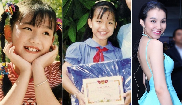 Thùy Lâm cũng biết tạo dáng chụp ảnh và nuôi tóc dài từ hồi mẫu giáo.