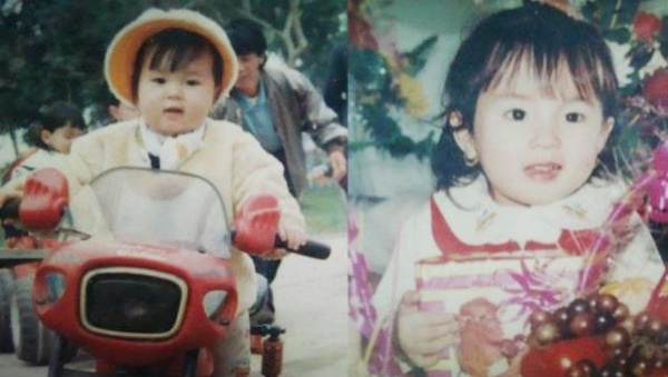 Hoa hậu Kỳ Duyên từ khi còn bé đã có vẻ đáng yêu. Hình ảnh chụp bên anh trai, trông cô chẳng khác gì mẫu nhí.