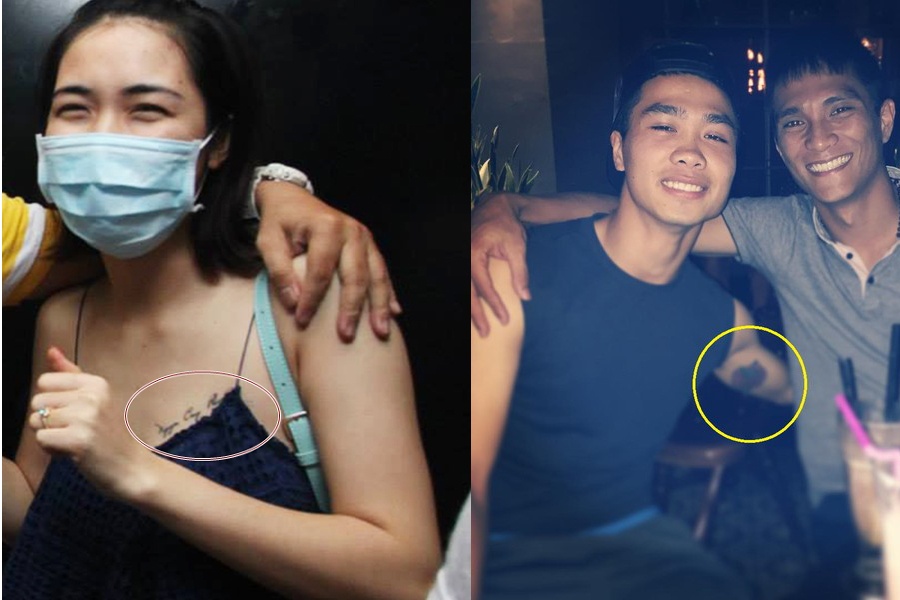 Sao Viet xam hinh ghi dau tinh yeu hinh anh