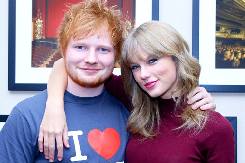 Taylor Swift va 'trai xau' Ed Sheeran lap ky luc Guinness hinh anh