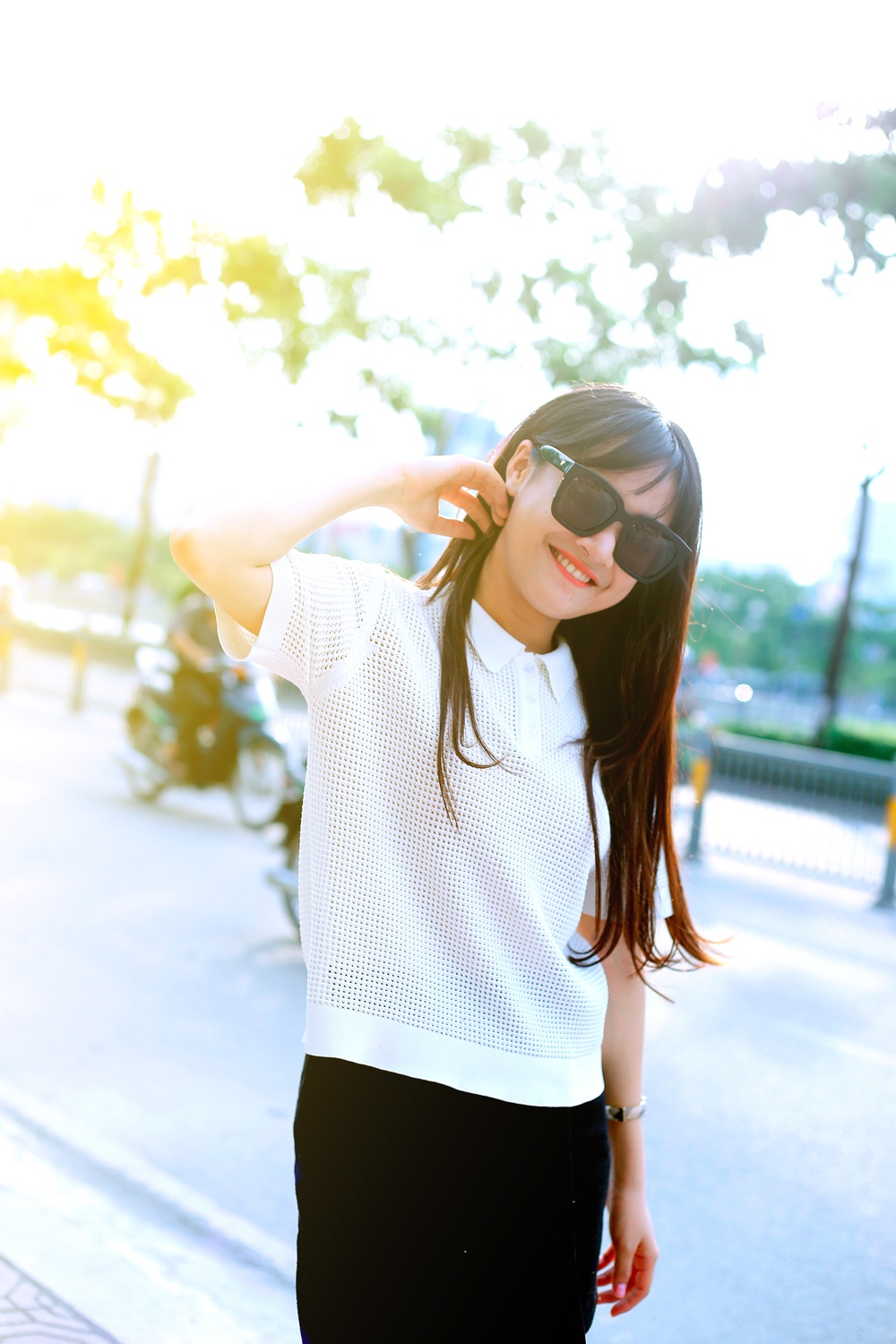 Nhã Phương chưa muốn chia sẻ chuyện tình cảm.Ảnh: Thành Đường.