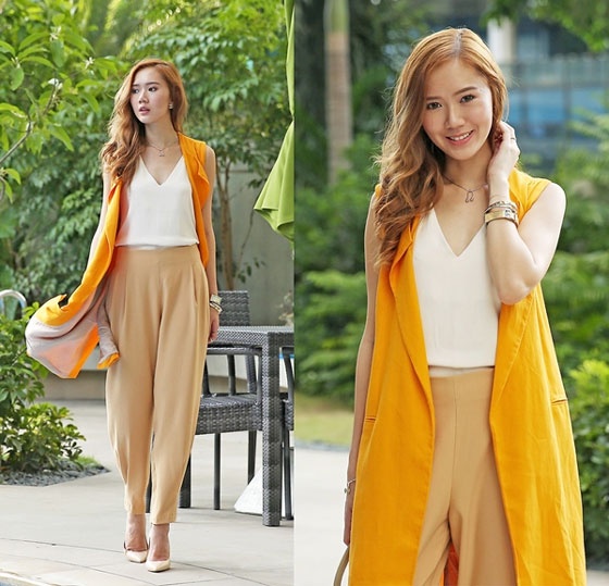 Áo khoác không tay là item 