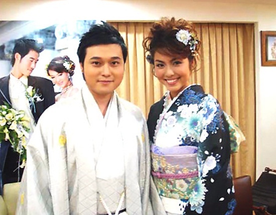 Quang Vinh và Tăng Thanh Hà trong một lần hợp tác.