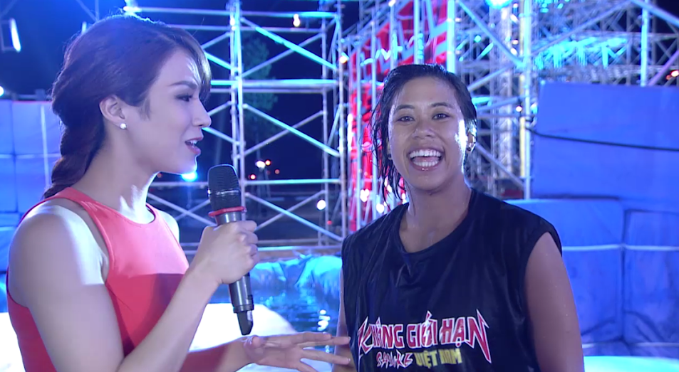 Phan thi cua thi sinh nu duy nhat cua Sasuke hinh anh