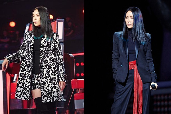 Thoi trang an tuong cua giam khao The Voice Trung Quoc hinh anh